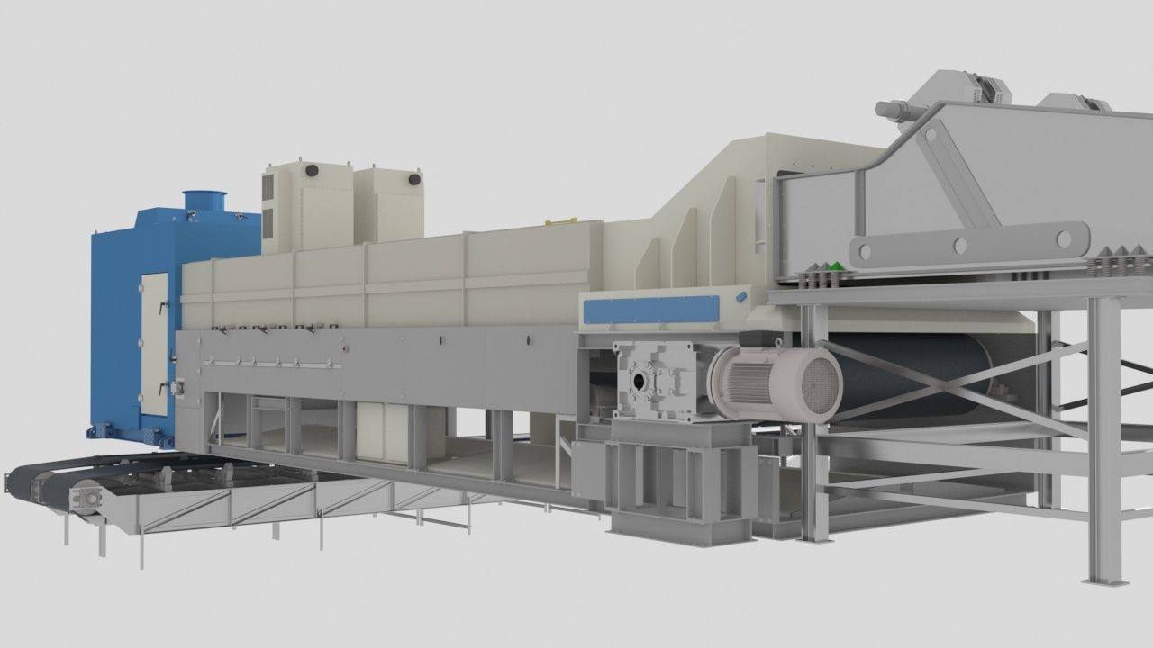 Automatic Sorting and Screening Machine 3D model_11