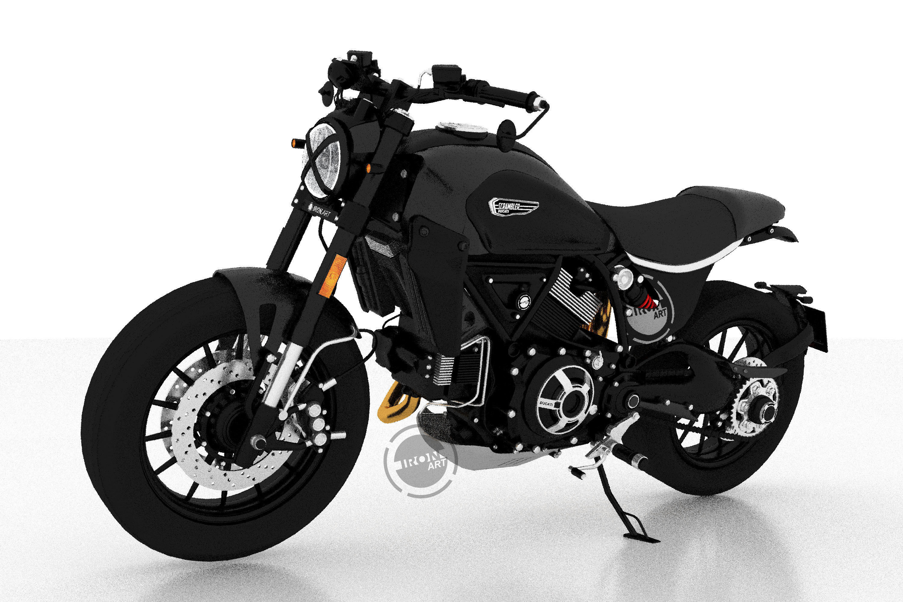 Ducati Scrambler Next Gen 3D model_4