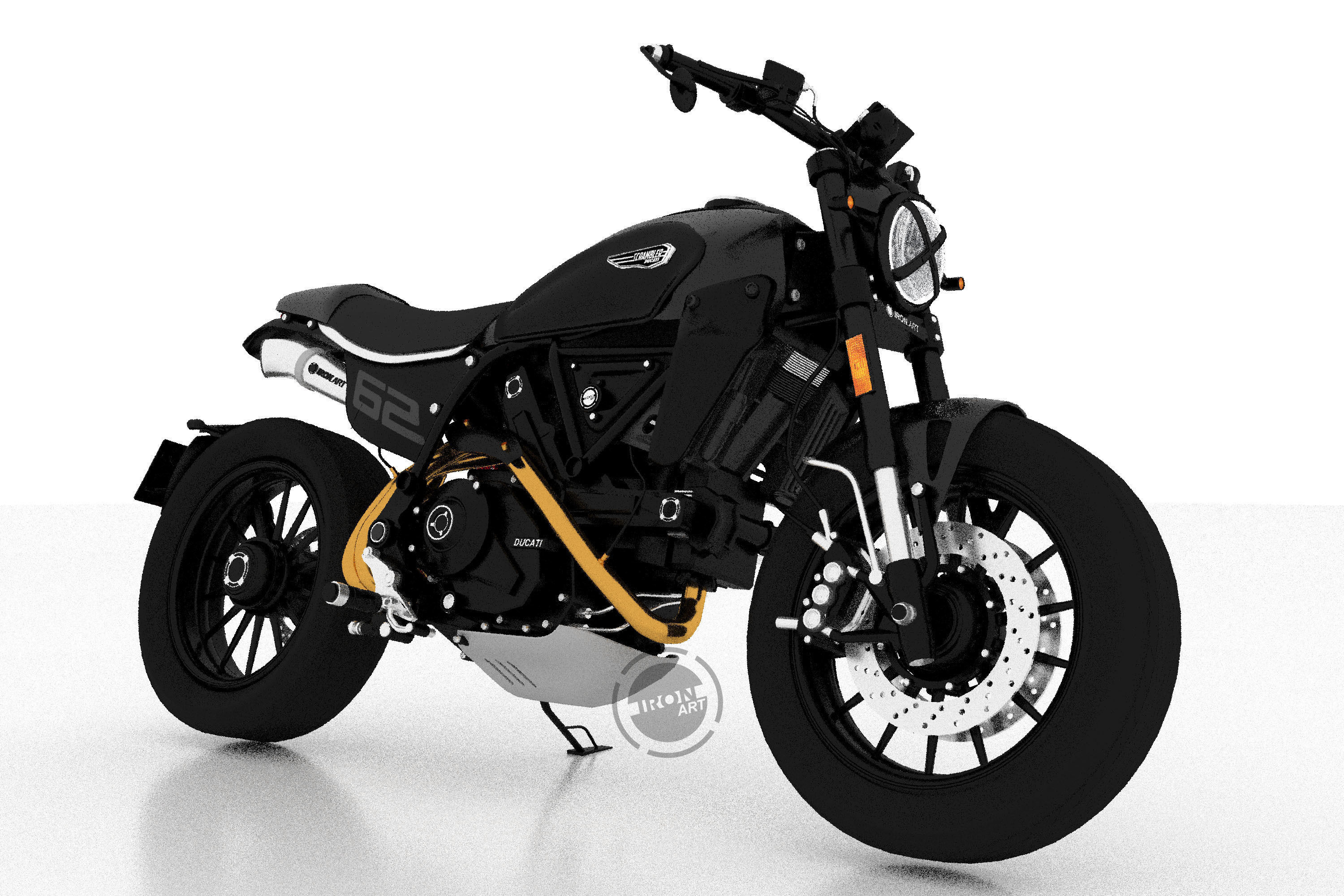 Ducati Scrambler Next Gen 3D model_2