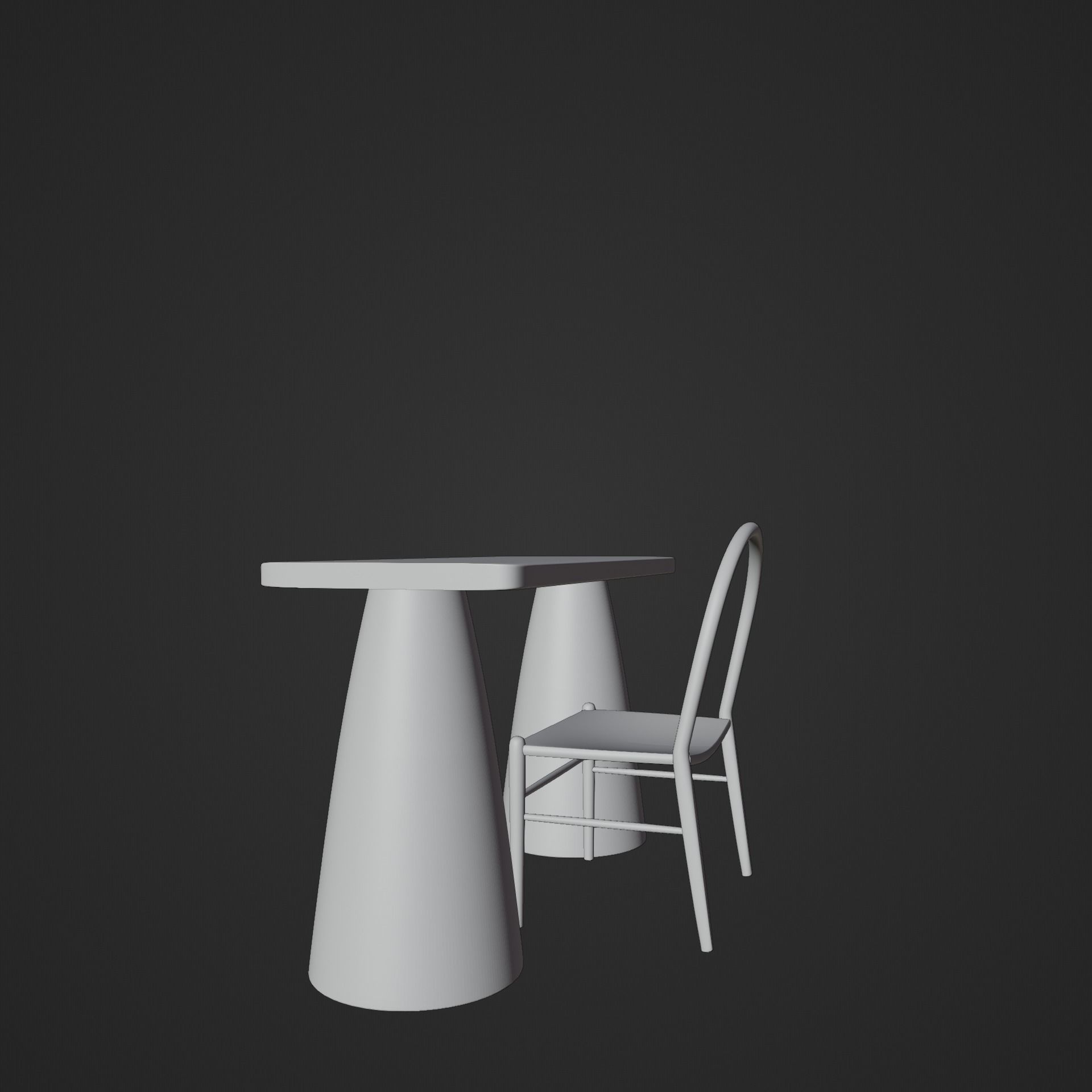 Table set 4  3D model_1
