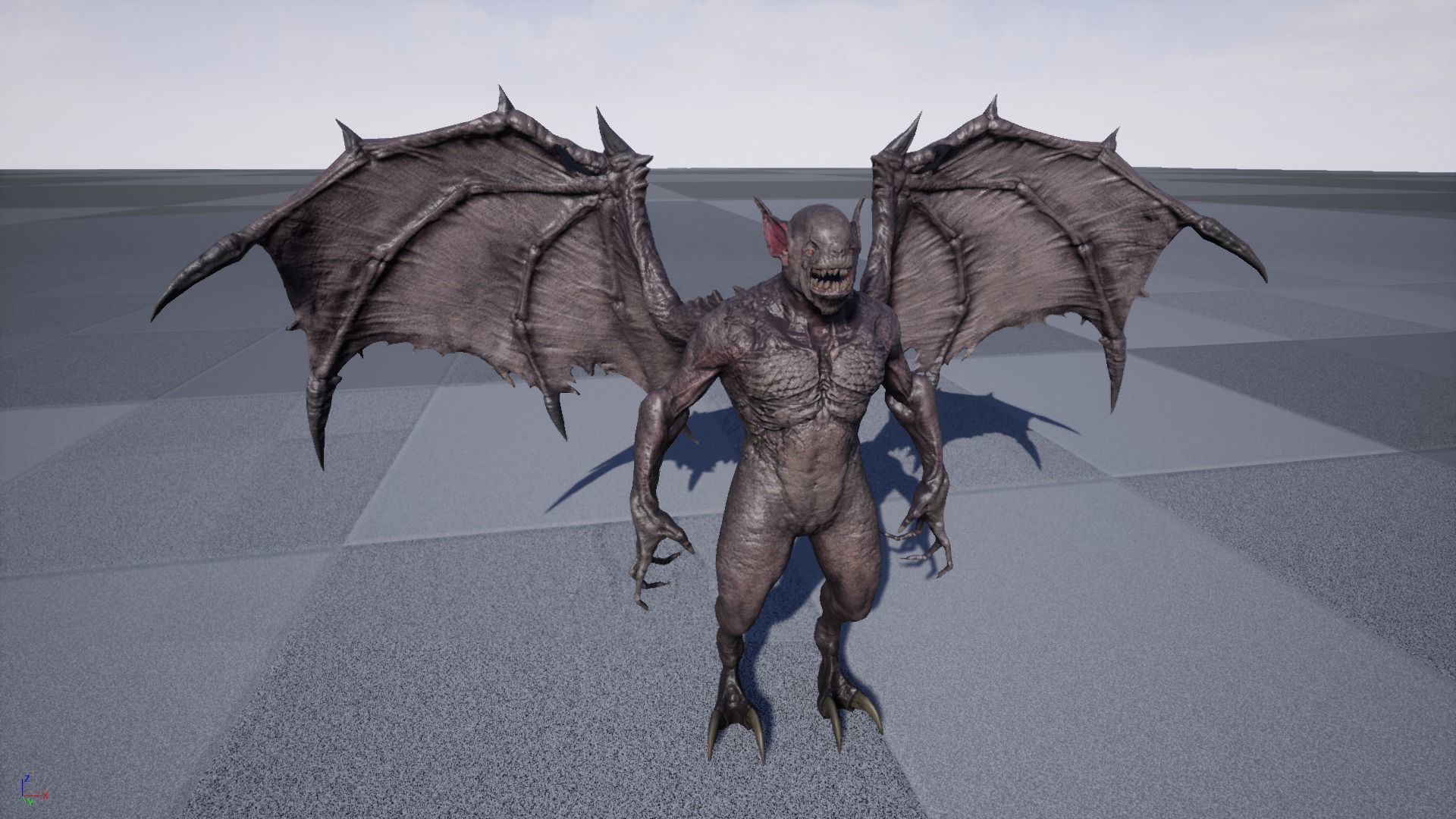 Fly Demon Low-poly 3D model_24
