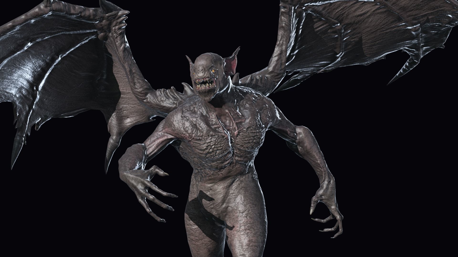 Fly Demon Low-poly 3D model_15