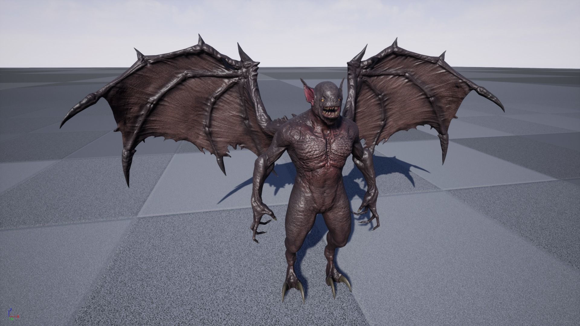 Fly Demon Low-poly 3D model_21