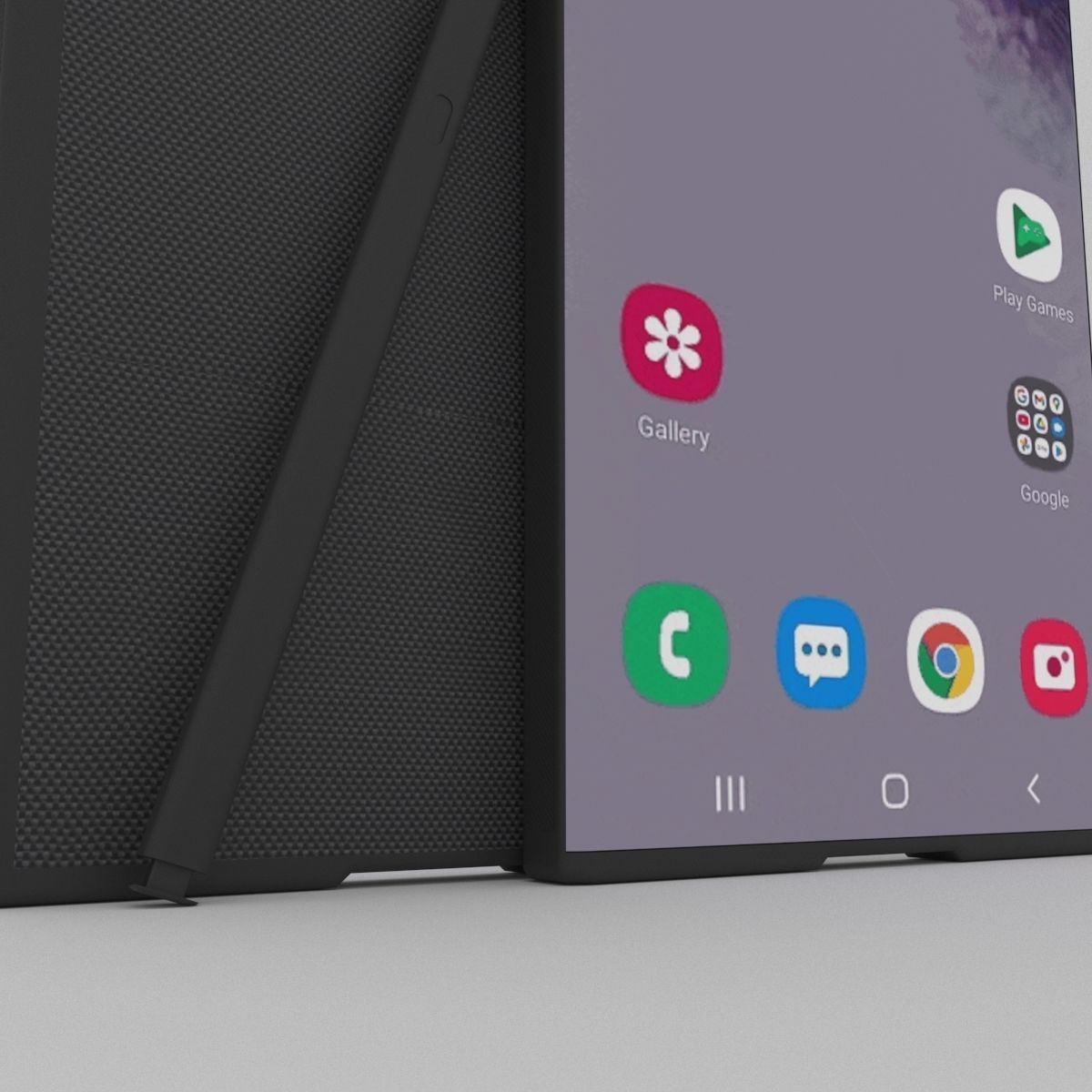 Galaxy S22 Ultra Low-poly 3D model_1