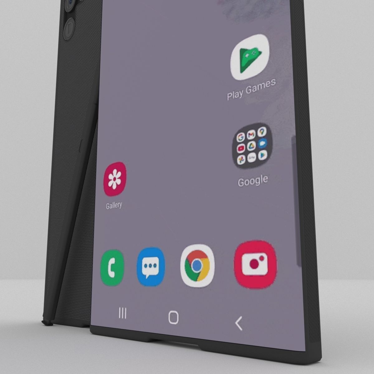 Galaxy S22 Ultra Low-poly 3D model_2