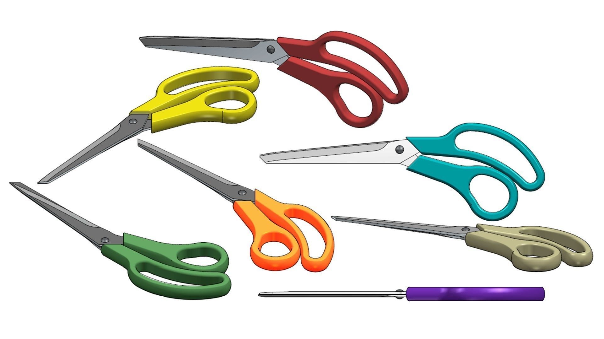 Scissors 3D model_6