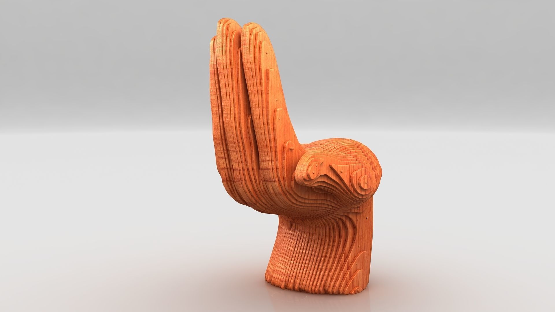 Parametric Hand Models 3D model_6