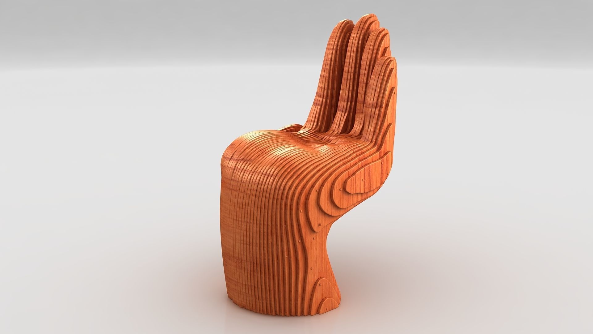 Parametric Hand Models 3D model_4