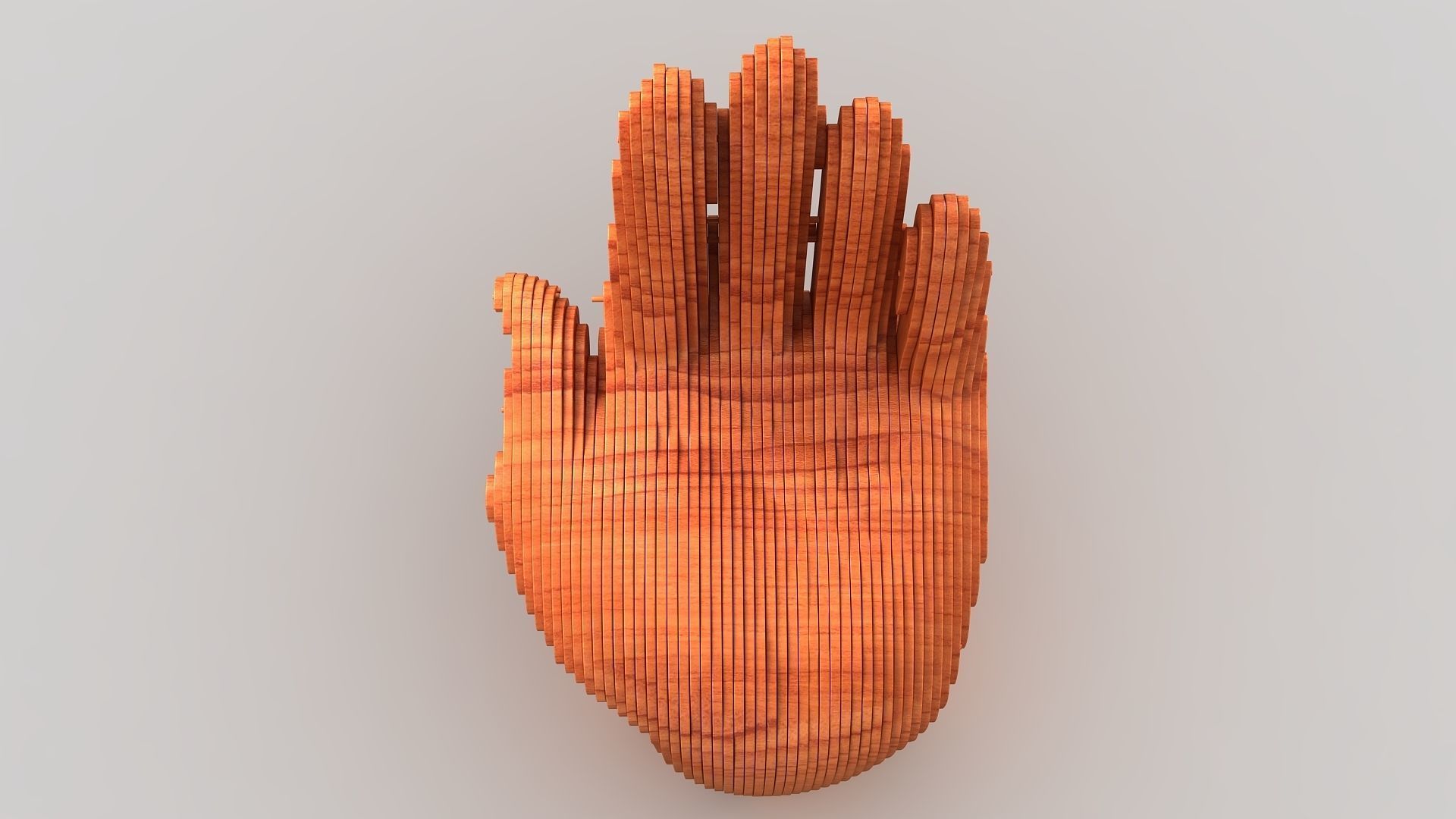 Parametric Hand Models 3D model_7