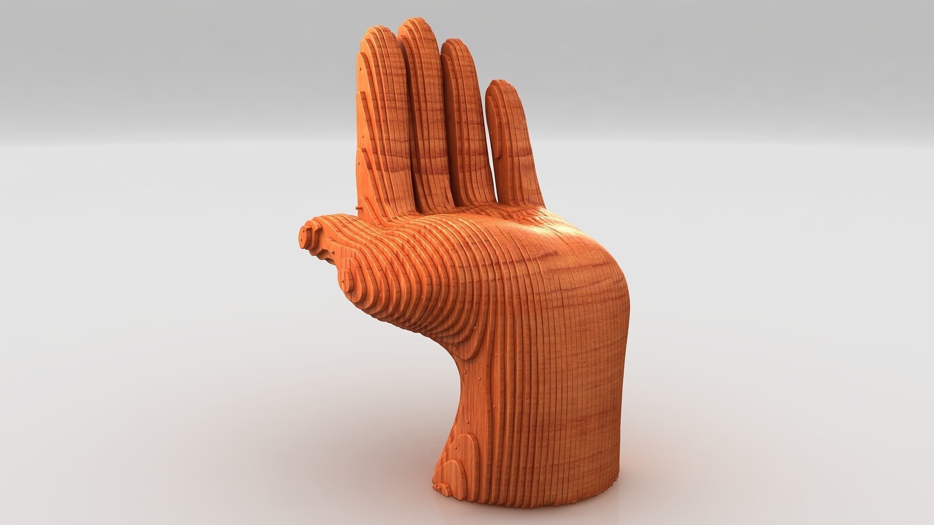 Parametric Hand Models 3D model_1