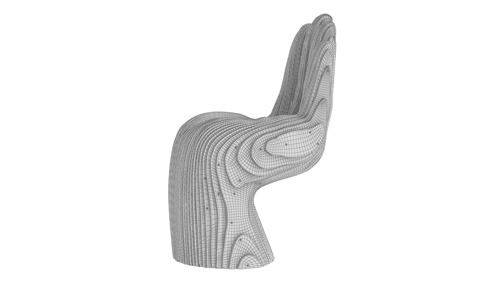 Parametric Hand Models 3D model_9