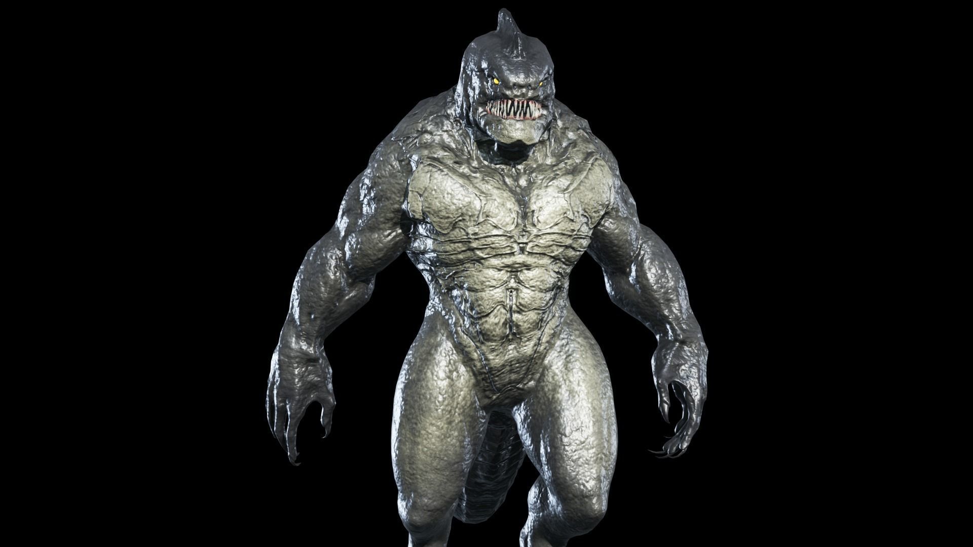 Fish Mutant 2 Low-poly 3D model_18