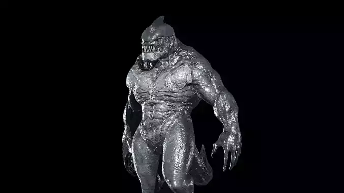 Fish Mutant 2 Low-poly 3D model