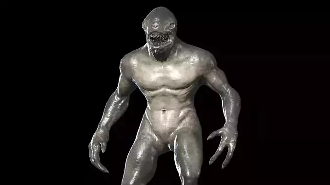 Mole Mutant Low-poly 3D model
