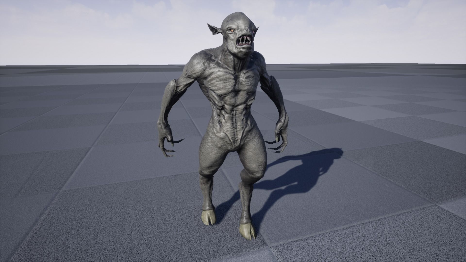 Monster Mutant Low-poly 3D model_22