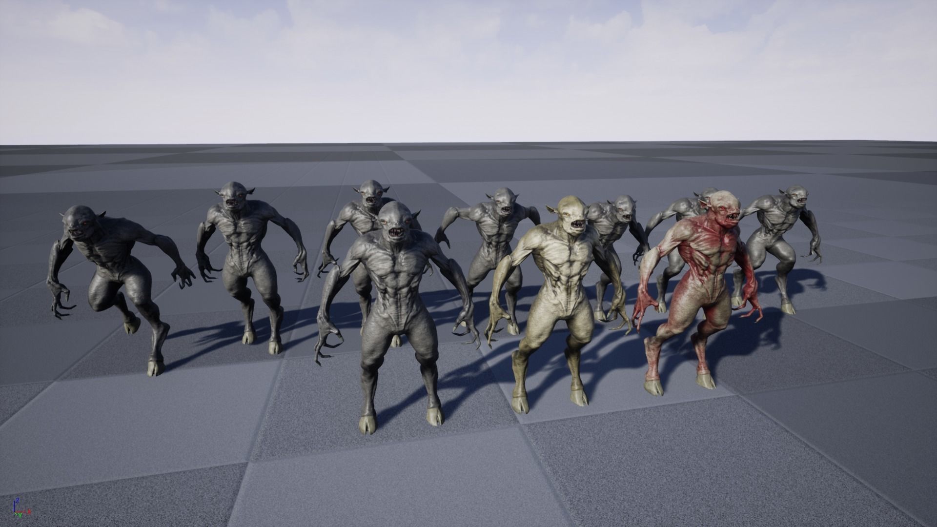 Monster Mutant Low-poly 3D model_25