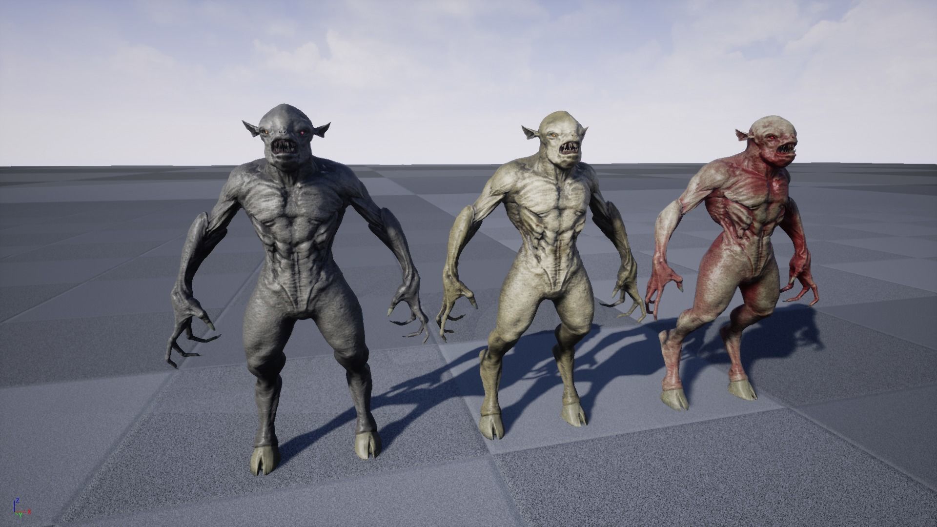 Monster Mutant Low-poly 3D model_21