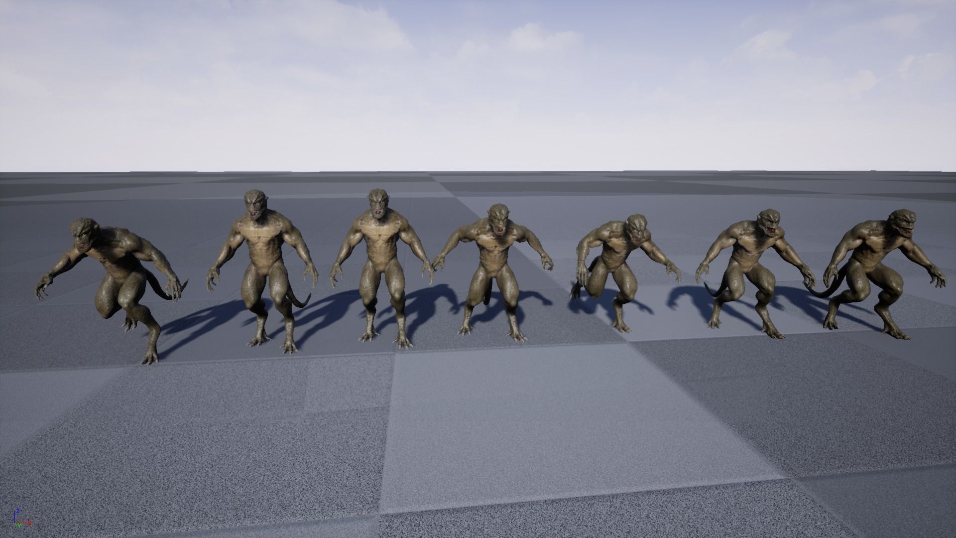 Reptile Mutant Low-poly 3D model_18