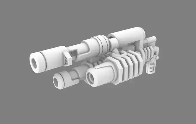 HEAT Artillerator aka Magma Frag Launcher 3D print model