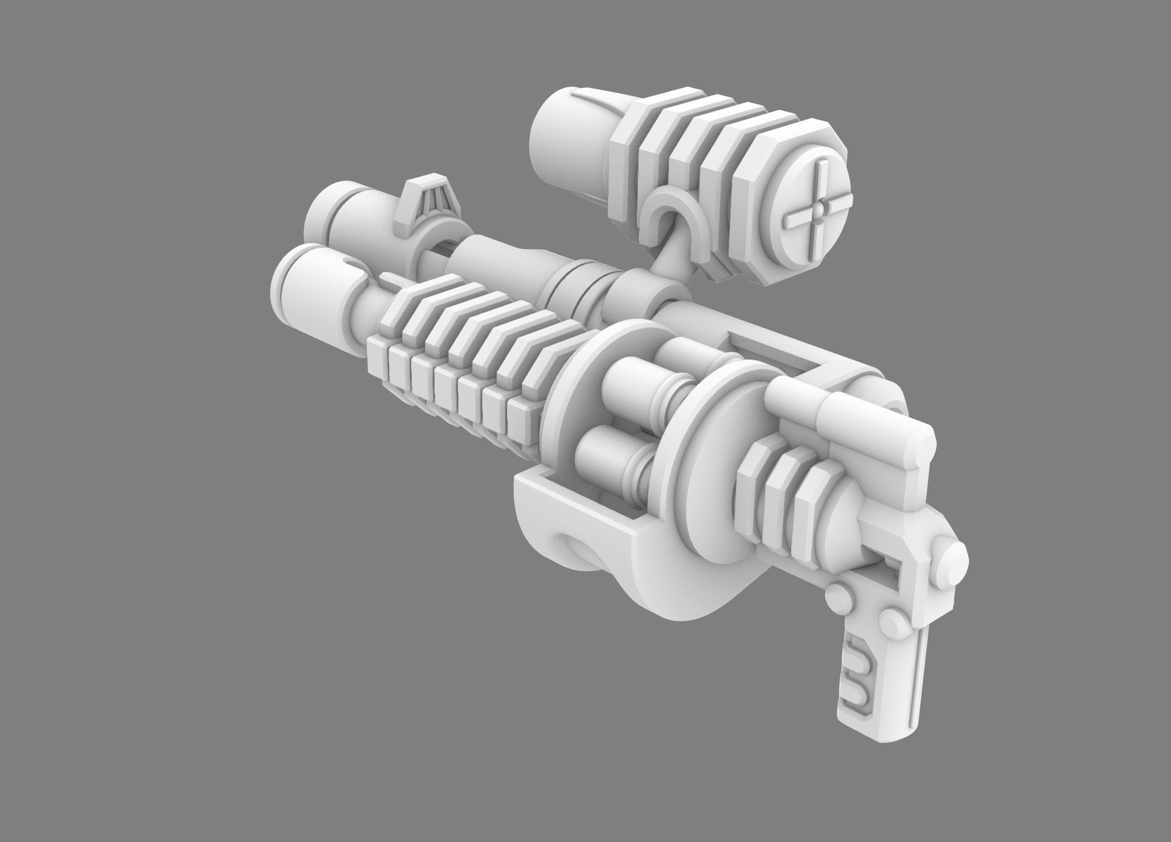 HEAT Artillerator aka Magma Frag Launcher 3D print model_4