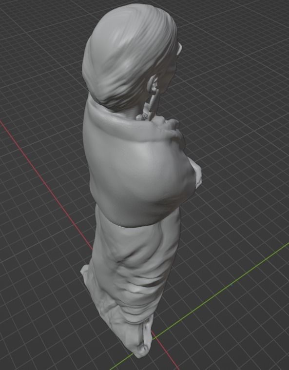 Frida Kahlo 3D print model_9