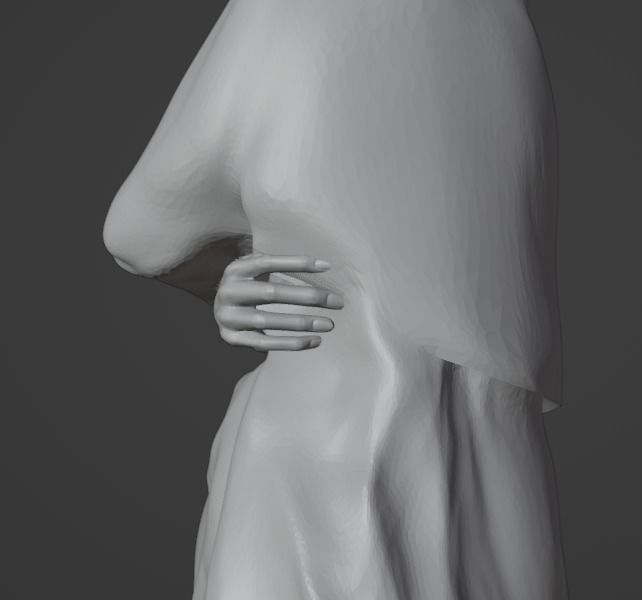 Frida Kahlo 3D print model_23