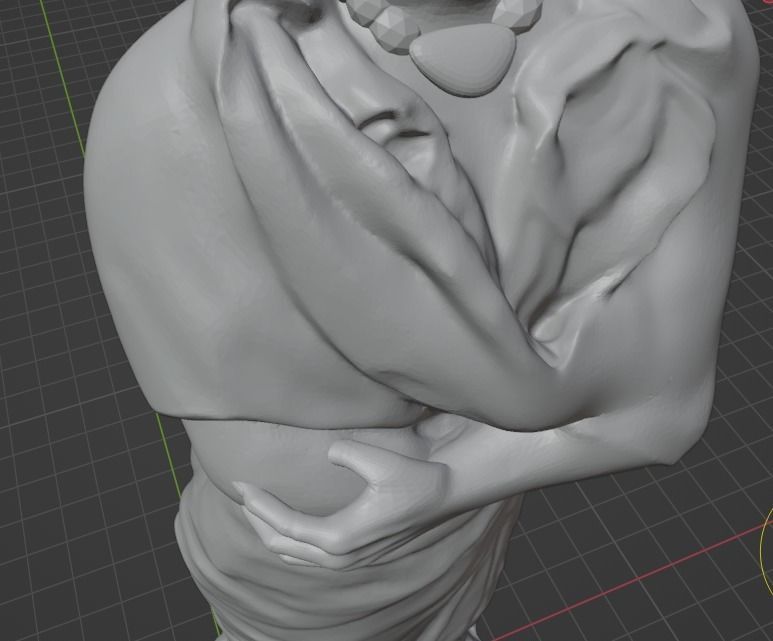 Frida Kahlo 3D print model_21