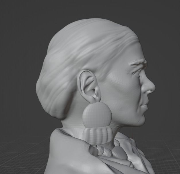 Frida Kahlo 3D print model_18