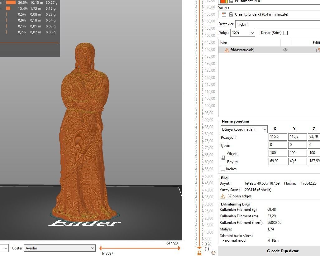 Frida Kahlo 3D print model_5
