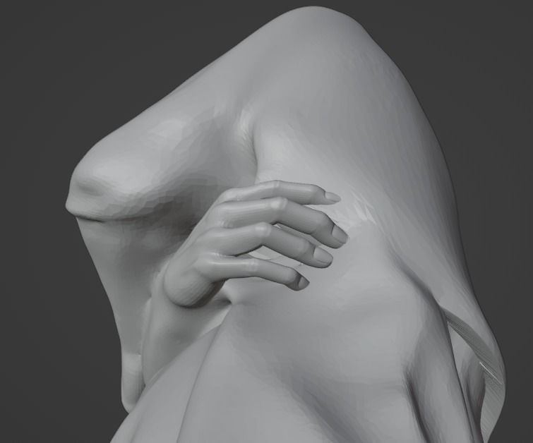 Frida Kahlo 3D print model_28