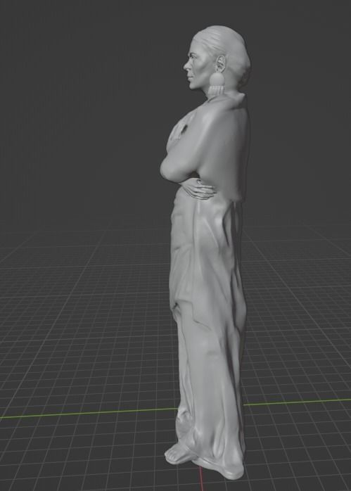 Frida Kahlo 3D print model_10