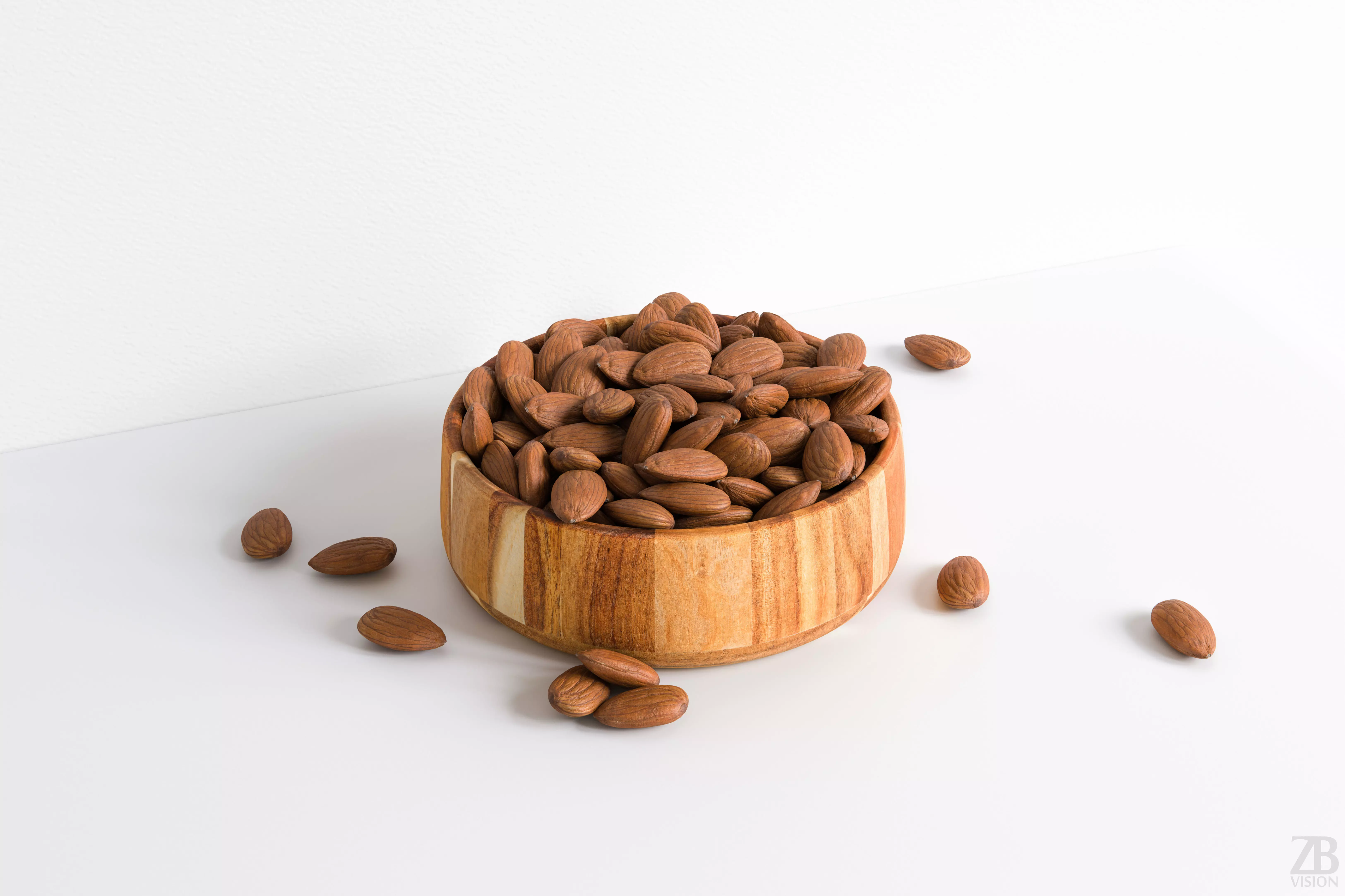 Almond 3D model