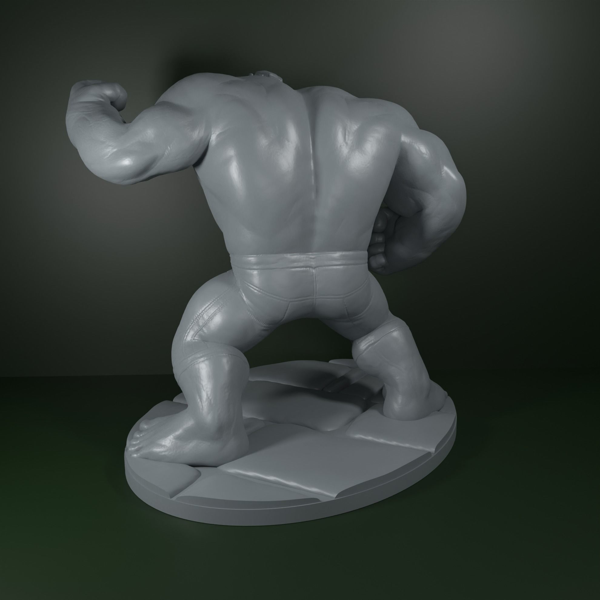 Hulk marvel 3D print model_5
