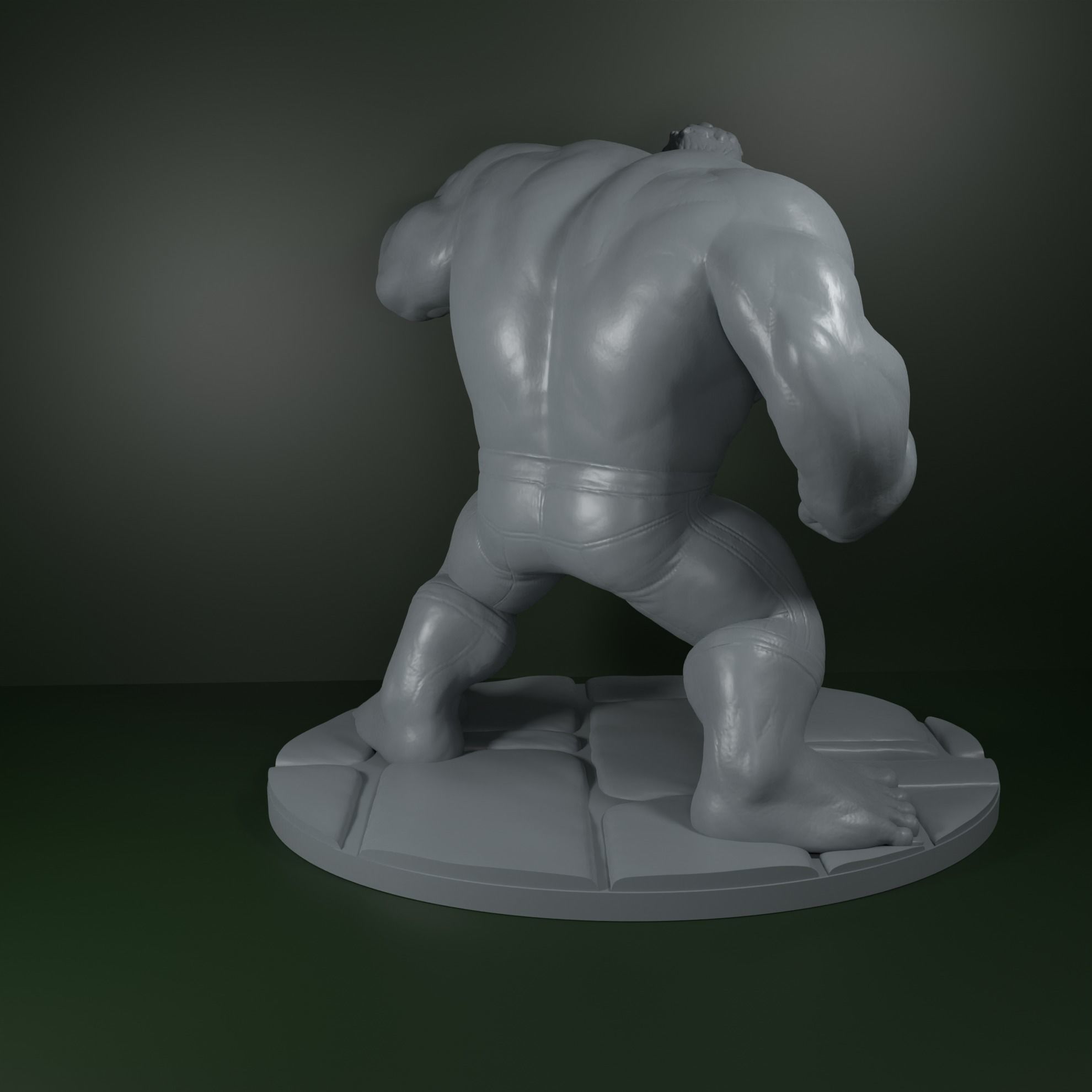 Hulk marvel 3D print model_7
