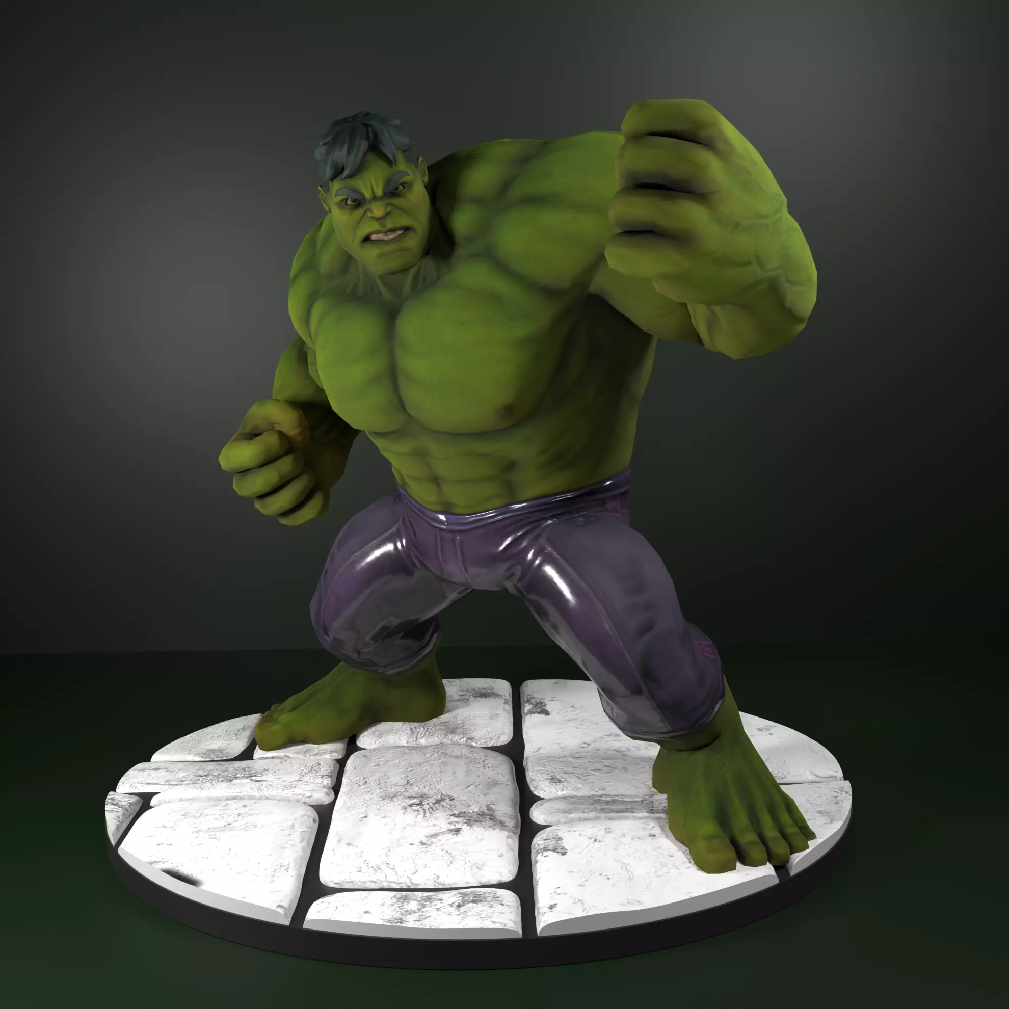 Hulk marvel 3D print model_0
