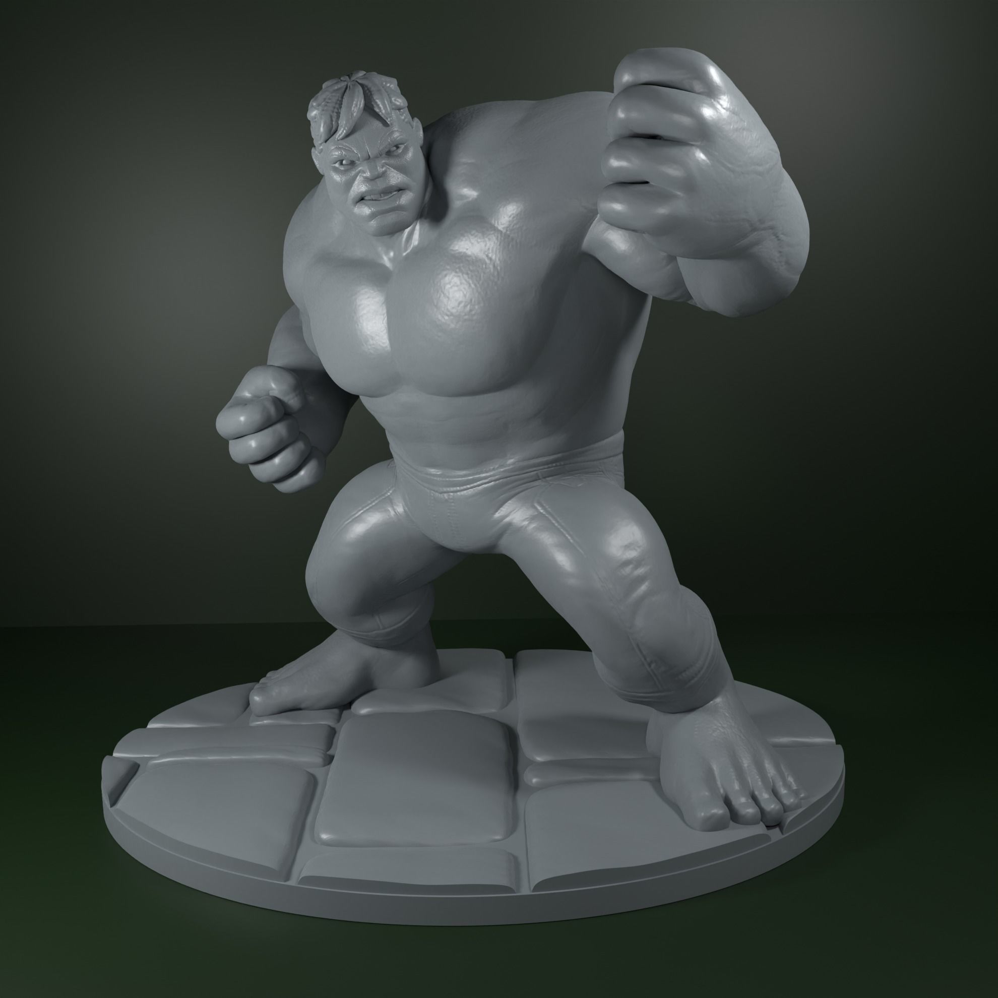 Hulk marvel 3D print model_1