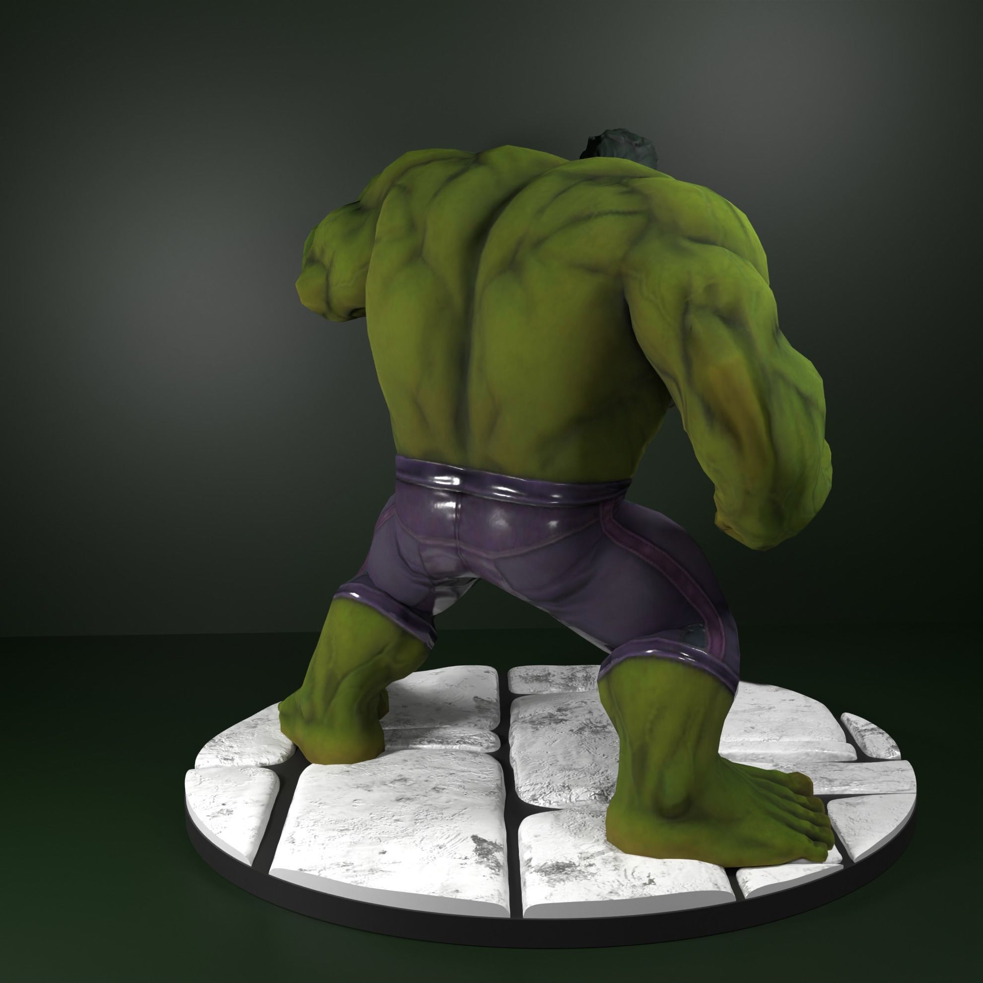 Hulk marvel 3D print model_6