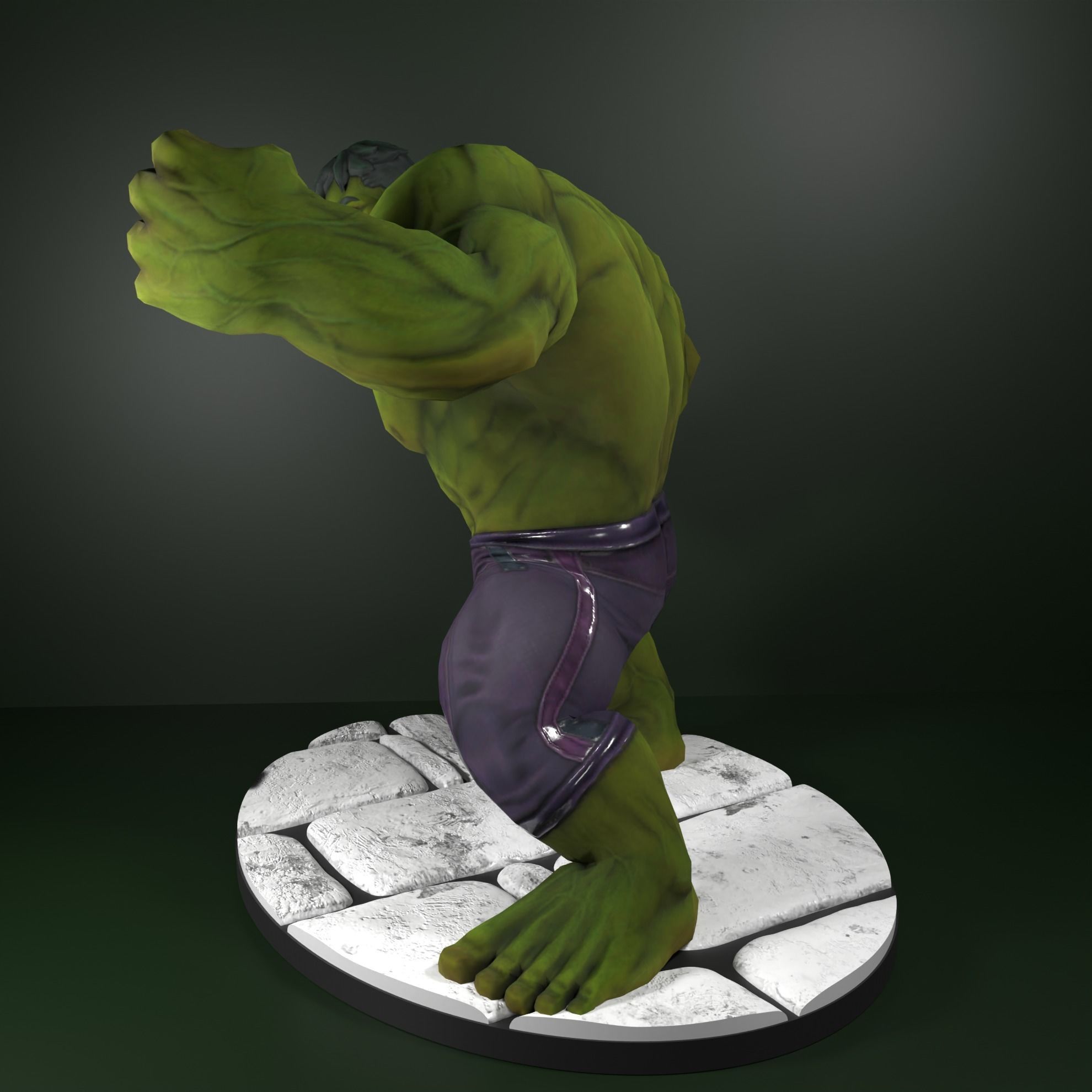 Hulk marvel 3D print model_2