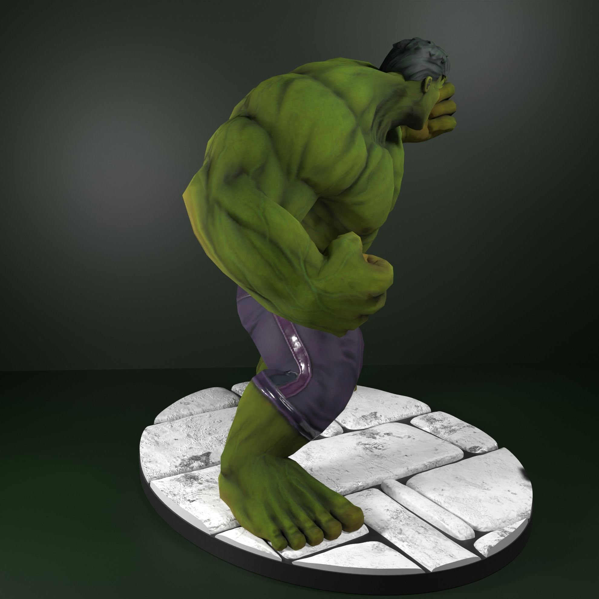 Hulk marvel 3D print model_8