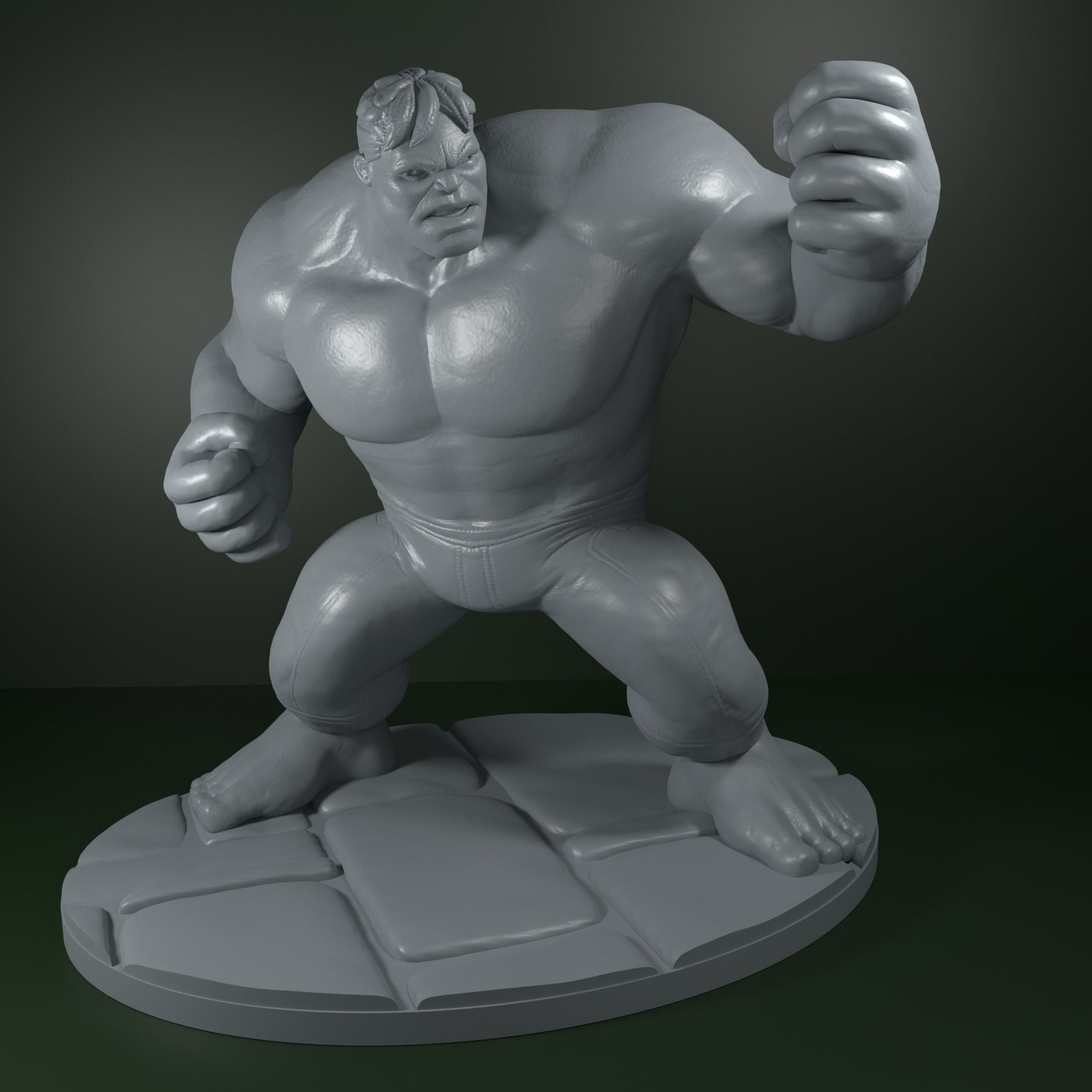 Hulk marvel 3D print model_13