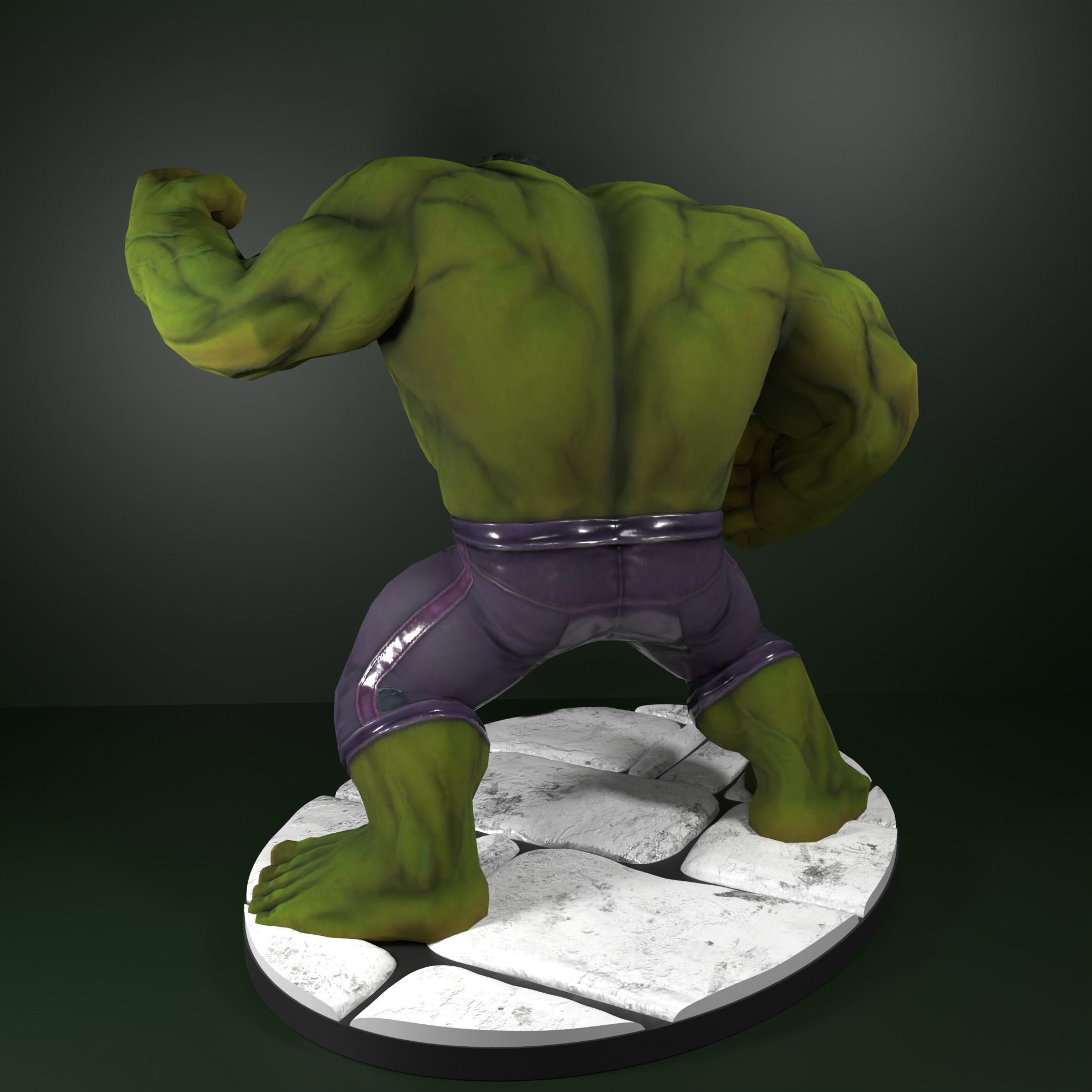 Hulk marvel 3D print model_4