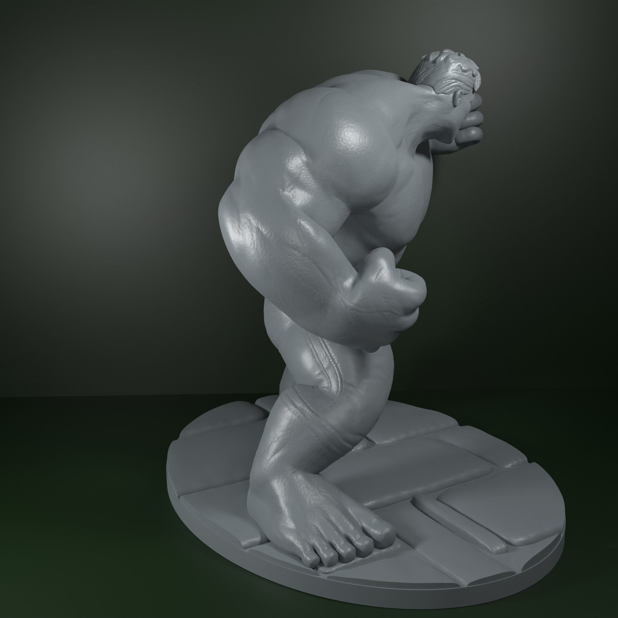 Hulk marvel 3D print model_9