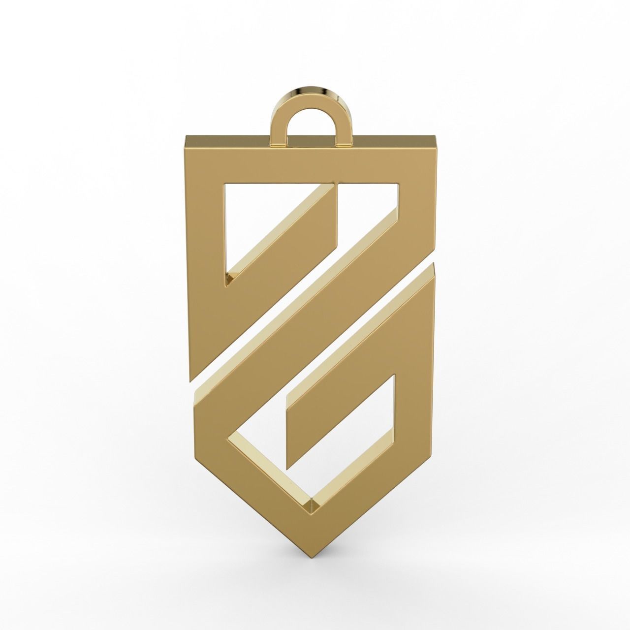 Pendant Logo of the Ukrainian troops of Azov  3D print model_10