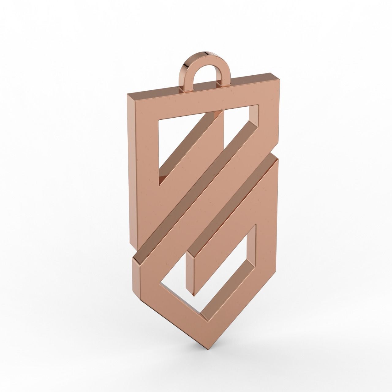 Pendant Logo of the Ukrainian troops of Azov  3D print model_4