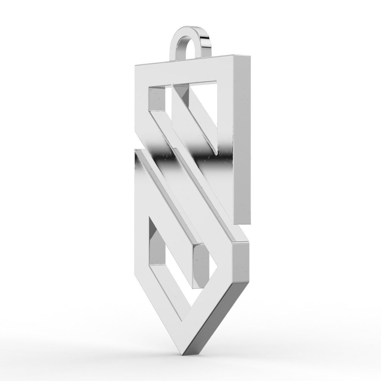 Pendant Logo of the Ukrainian troops of Azov  3D print model_12