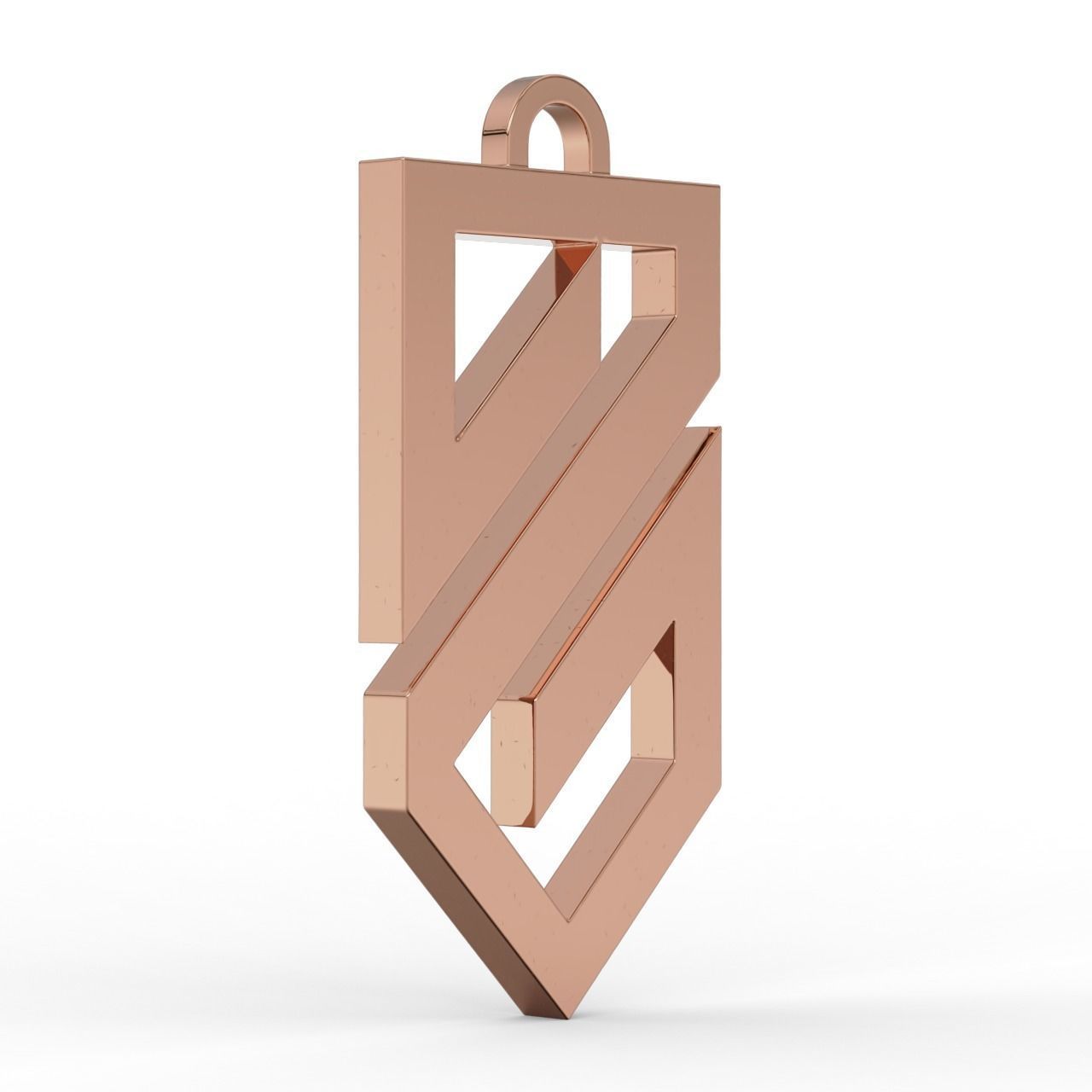 Pendant Logo of the Ukrainian troops of Azov  3D print model_8