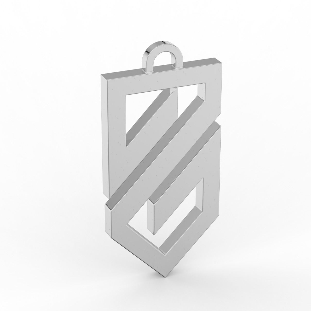 Pendant Logo of the Ukrainian troops of Azov  3D print model_1