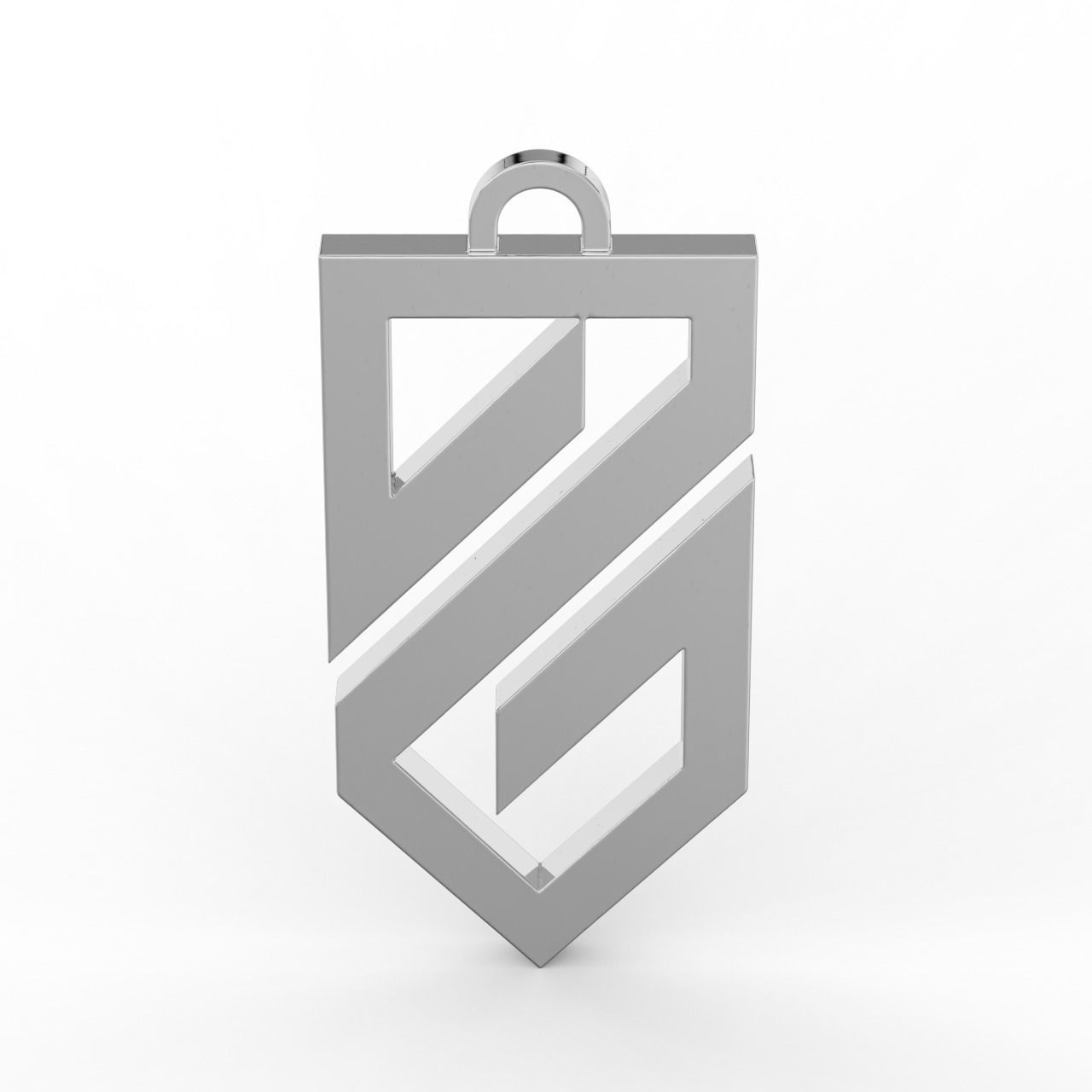 Pendant Logo of the Ukrainian troops of Azov  3D print model_11