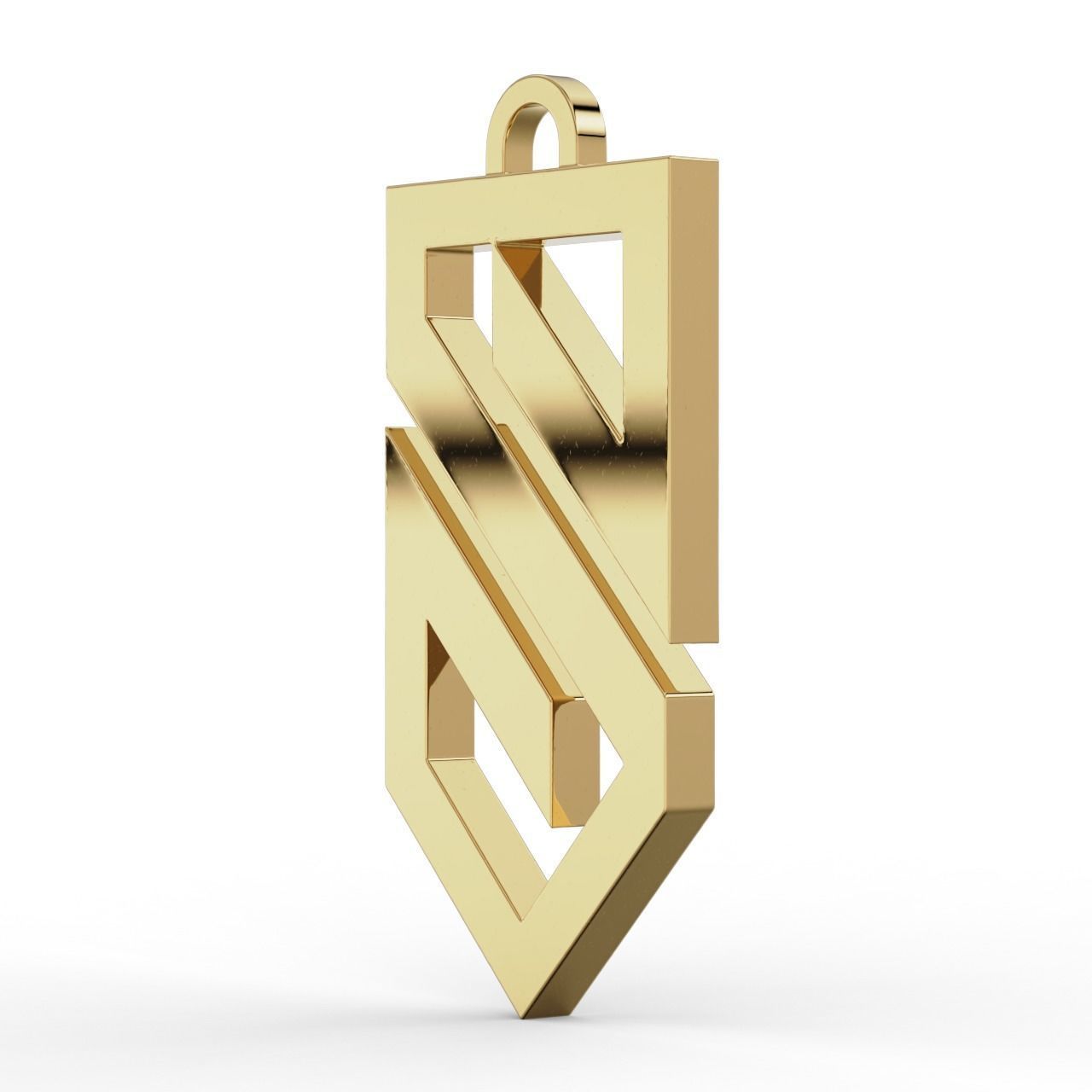 Pendant Logo of the Ukrainian troops of Azov  3D print model_13