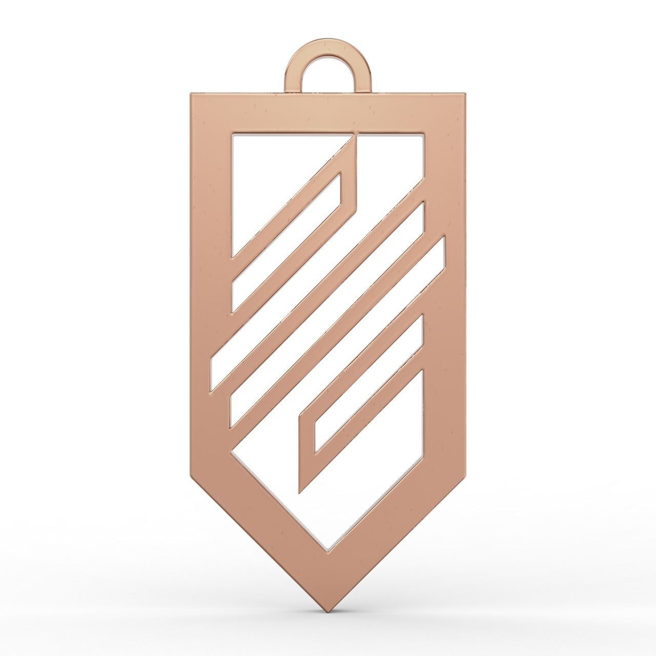 Pendant Logo of the Ukrainian troops of Azov  3D print model_13